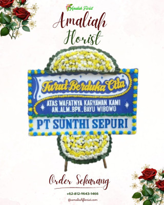 Papan Bunga Duka di Silaberanti